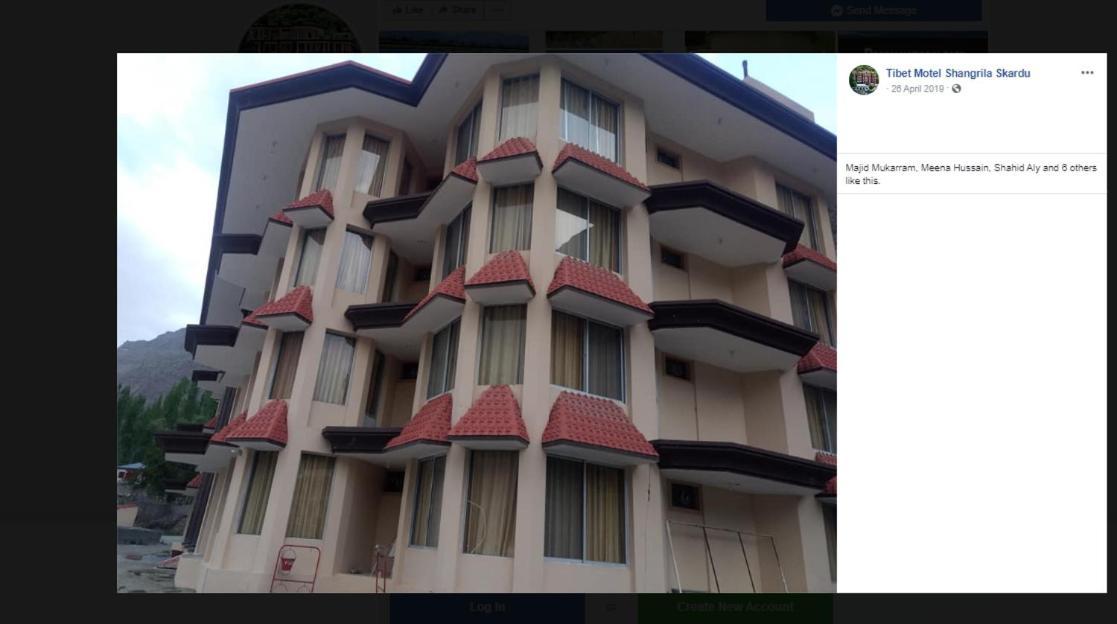 Tibet Motel Shangrila Skardu Exterior foto